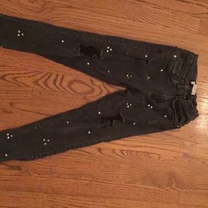 Girls Zara star jeans Size 10